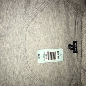 Torrid size 2 grey top